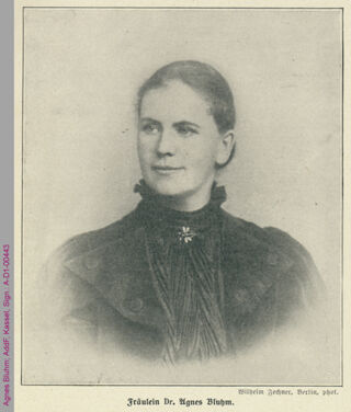 Agnes Bluhm,Porträt : Nachrichtenfoto